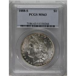 1888-S $1 MS63 PCGS. PCGS Population (1609/1392).