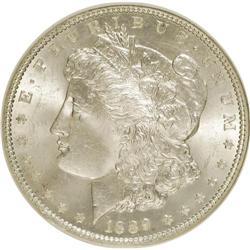 1889 $1 MS65 NGC. NGC Census: (1572/101). PCGS Populat