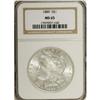 Image 3 : 1889 $1 MS65 NGC. NGC Census: (1572/101). PCGS Populat