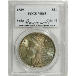 1889 $1 MS65 PCGS. PCGS Population (1276/144). NGC
