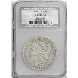 1889-CC $1 --Damaged--NCS. Fine Details. NGC Census: (