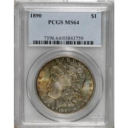 1890 $1 MS64 PCGS. PCGS Population (2387/291). NGC