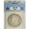 Image 1 : 1890-CC $1 AU58 Deep Mirror Prooflike ANACS. NGC C