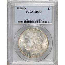 1890-O $1 MS64 PCGS. PCGS Population (2444/378). N