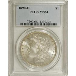 1890-O $1 MS64 PCGS. PCGS Population (2444/378). N