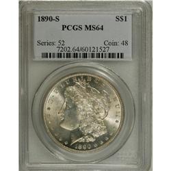 1890-S $1 MS64 PCGS. PCGS Population (2217/635). N