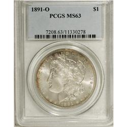 1891-O $1 MS63 PCGS. PCGS Population (1622/1091).