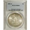 1891-S $1 MS64 PCGS. PCGS Population (1475/397). N
