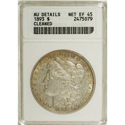 1893 $1 --Cleaned--ANACS. AU Details, Net XF45. NGC