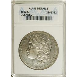 1893 $1 --Cleaned--ANACS. AU55 Details. NGC Census: