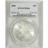 Image 1 : 1896 $1 MS66 PCGS. PCGS Population (549/23). NGC C