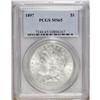 Image 3 : 1897 $1 MS65 PCGS. PCGS Population (1216/222). NGC Cen