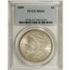 1899 $1 MS63 PCGS. PCGS Population (2651/3856). NG
