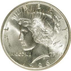 1926-D $1 MS65 NGC. NGC Census: (423/108). PCGS Popula