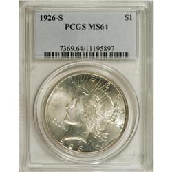 1926-S $1 MS64 PCGS. PCGS Population (1441/445). N