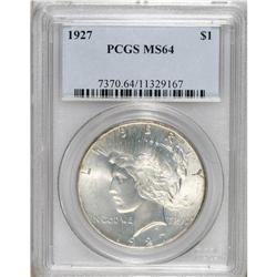 1927 $1 MS64 PCGS. PCGS Population (1148/200). NGC