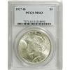 Image 1 : 1927-D $1 MS63 PCGS. PCGS Population (0/0). NGC Ce
