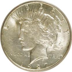 1927-S $1 MS63 PCGS. PCGS Population (1405/1034). NGC
