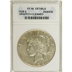 1928 $1 XF45 ANACS. NGC Census: (27/3496). PCGS Popula