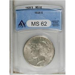1928 $1 MS62 ANACS. NGC Census: (786/1906). PCGS P