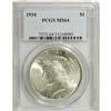 Image 1 : 1934 $1 MS64 PCGS. PCGS Population (0/0). NGC Cens
