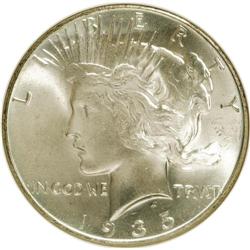 1935 $1 MS65 NGC. NGC Census: (598/57). PCGS Populatio