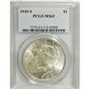 Image 1 : 1935-S $1 MS63 PCGS. PCGS Population (0/0). NGC Ce