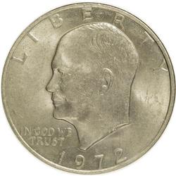 1972 $1 Type Two MS63 NGC. NGC Census: (0/0). PCGS Pop