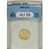 Image 1 : 1889 $2 1/2 AU58 ANACS. NGC Census: (24/239). PCGS