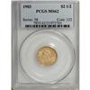 Image 3 : 1903 $2 1/2 MS62 PCGS. PCGS Population (925/3009). NGC