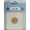 Image 3 : 1908 $2 1/2 AU55 ANACS. NGC Census: (56/5764). PCGS Po