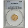 1910 $2 1/2 AU58 PCGS. PCGS Population (503/1994).