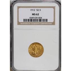 1912 $2 1/2 MS62 NGC. NGC Census: (1637/1136). PCG