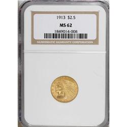 1913 $2 1/2 MS62 NGC. NGC Census: (2600/1880). PCG