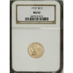 1913 $2 1/2 MS62 NGC. NGC Census: (2600/1880). PCG