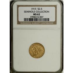 1915 $2 1/2 MS62 NGC. NGC Census: (2384/2161). PCGS Po