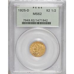 1925-D $2 1/2 MS62 PCGS. PCGS Population (2667/447