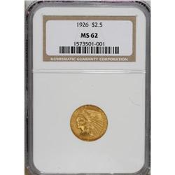 1926 $2 1/2 MS62 NGC. NGC Census: (3900/5869). PCG