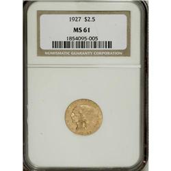 1927 $2 1/2 MS61 NGC. NGC Census: (1246/7982). PCG