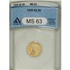 Image 1 : 1928 $2 1/2 MS63 ANACS. NGC Census: (3085/2041). P