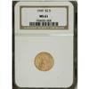Image 1 : 1929 $2 1/2 MS61 NGC. NGC Census: (1569/10534). PC