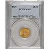Image 1 : 1929 $2 1/2 MS62 PCGS. PCGS Population (3147/3856)