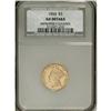 Image 1 : 1854 $3 --Improperly Cleaned--NCS. AU Details. NGC