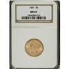Image 1 : 1881 $5 MS63 NGC. NGC Census: (1779/583). PCGS Pop