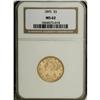 Image 1 : 1895 $5 MS62 NGC. NGC Census: (1687/1263). PCGS Po