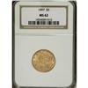 Image 1 : 1897 $5 MS62 NGC. NGC Census: (930/819). PCGS Popu