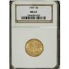 Image 1 : 1907 $5 MS62 NGC. NGC Census: (2174/2086). PCGS Po