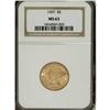 Image 1 : 1907 $5 MS63 NGC. NGC Census: (1306/780). PCGS Pop