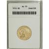 Image 1 : 1910 $5 AU55 ANACS. NGC Census: (75/2954). PCGS Po