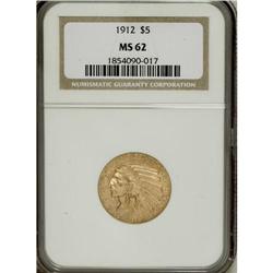 1912 $5 MS62 NGC. NGC Census: (2148/916). PCGS Pop